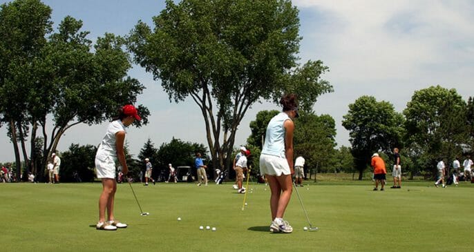 Yahara Hills putting green