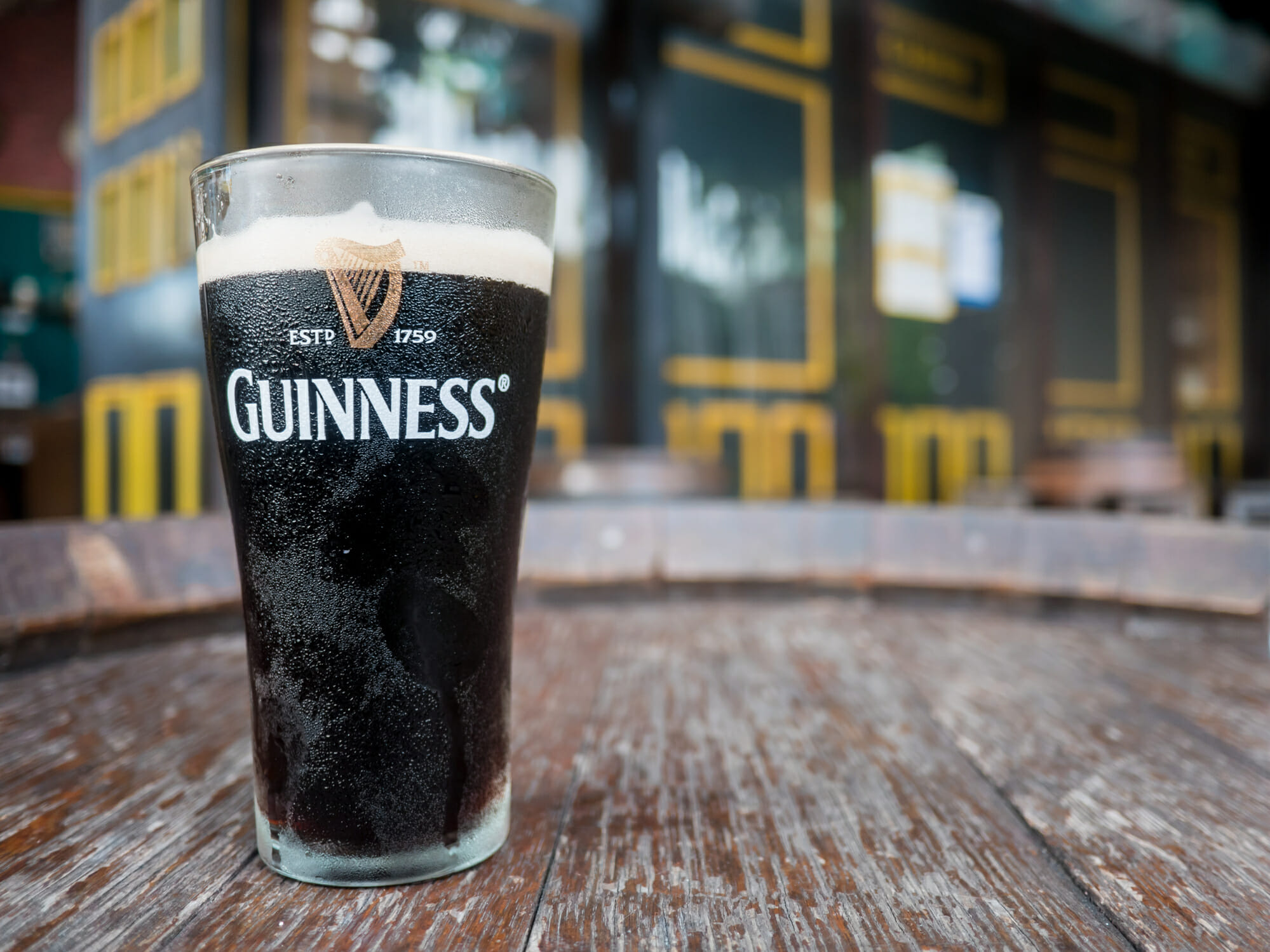Pint of Guinness Beer