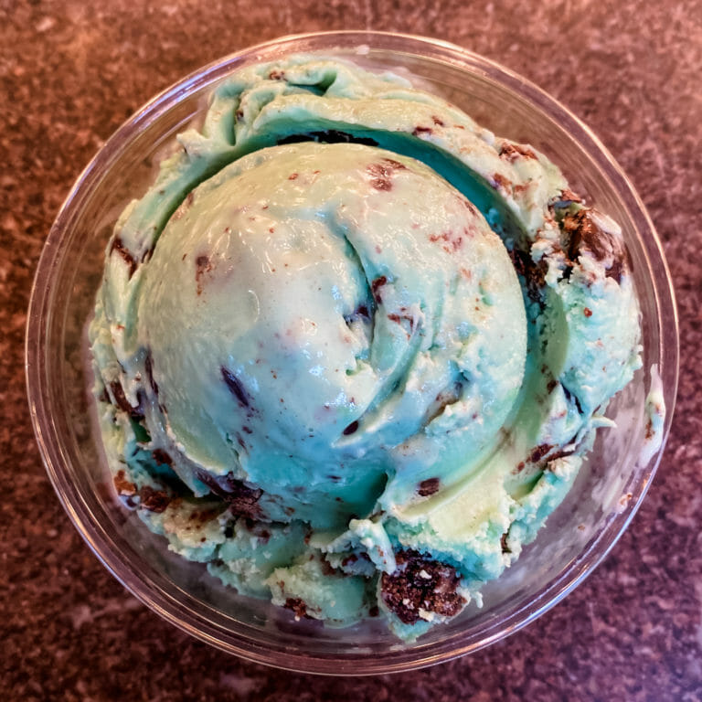 Mint ice cream