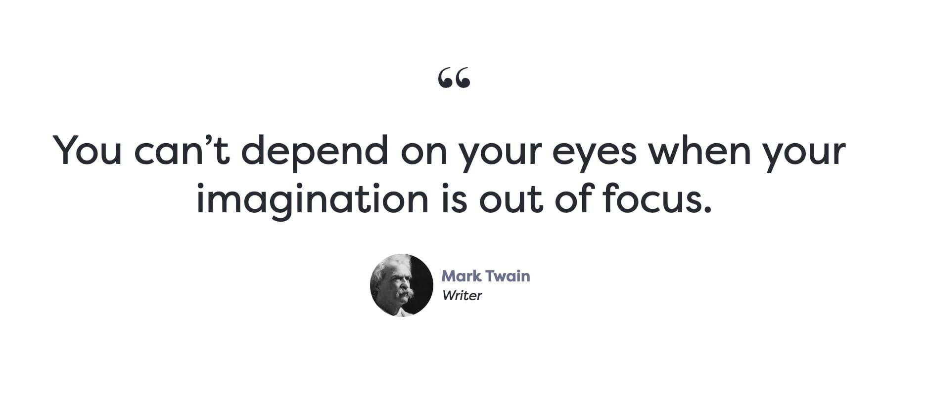 Large Quote with text size medium.