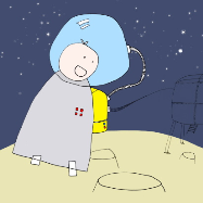 astronaut drawing