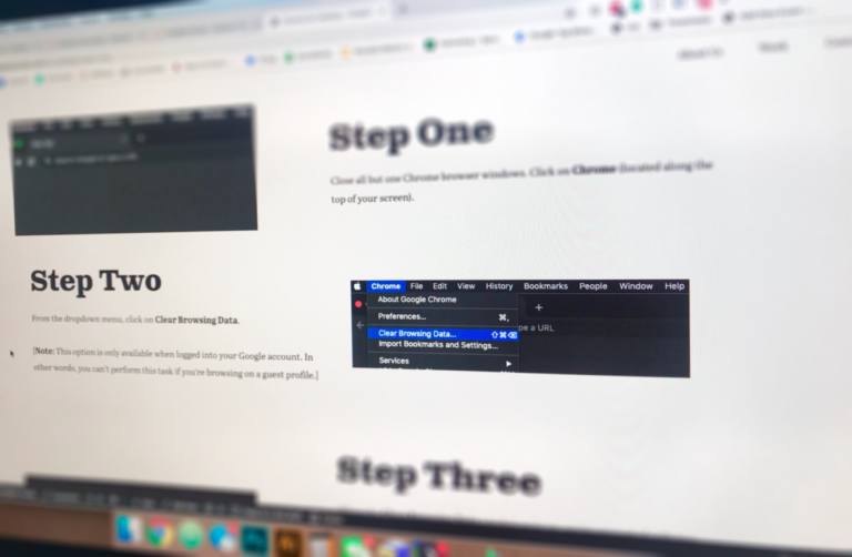 Clear Your Browser Cache
