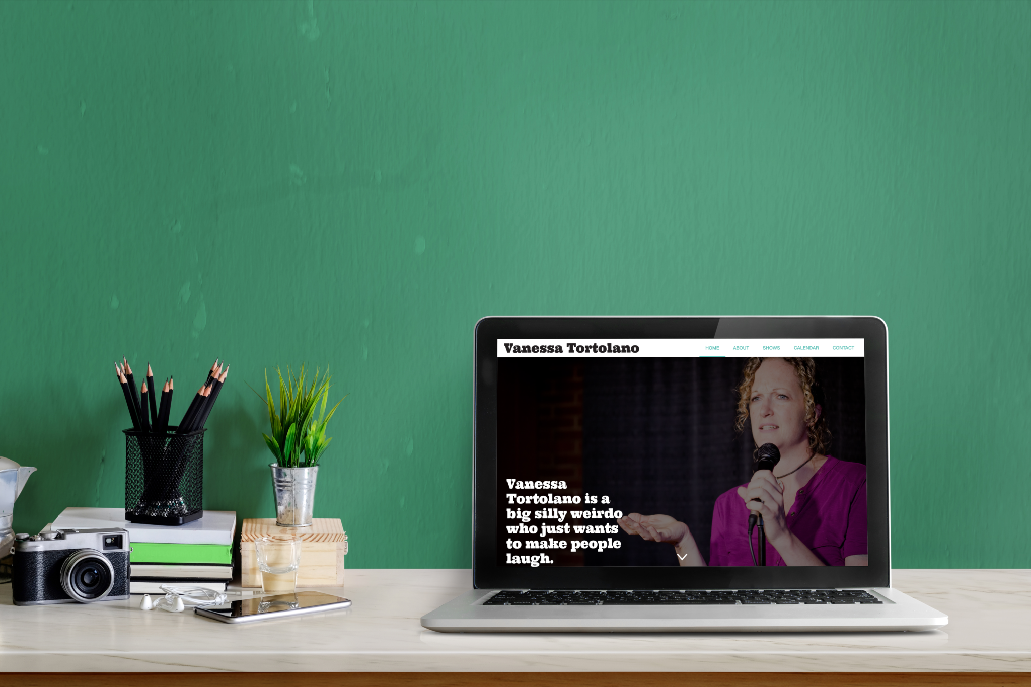 Website for Vanessa Tortolano