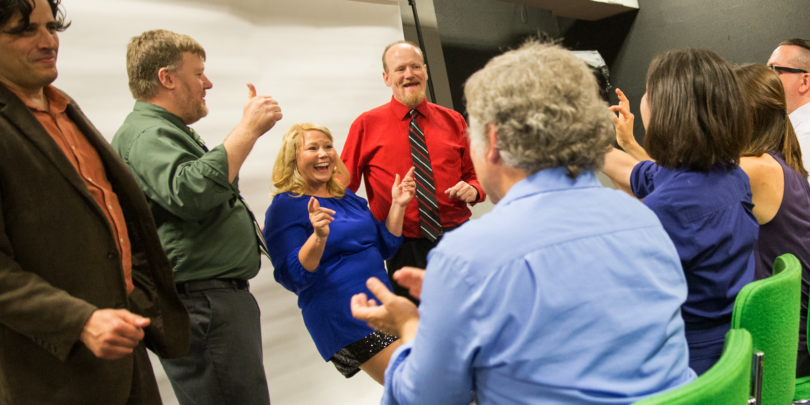 Sheila Robertson and other MBI cast members