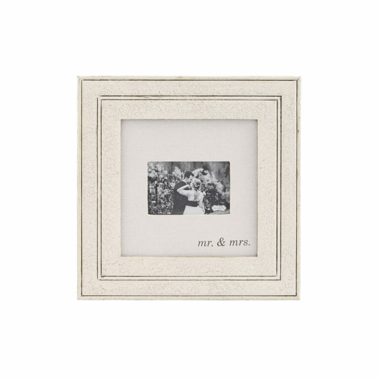 Photo of Mr. & Mrs. Wood and Linen Frame