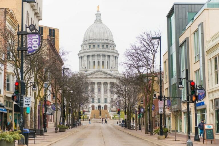 View of Wisconsin State Capitol