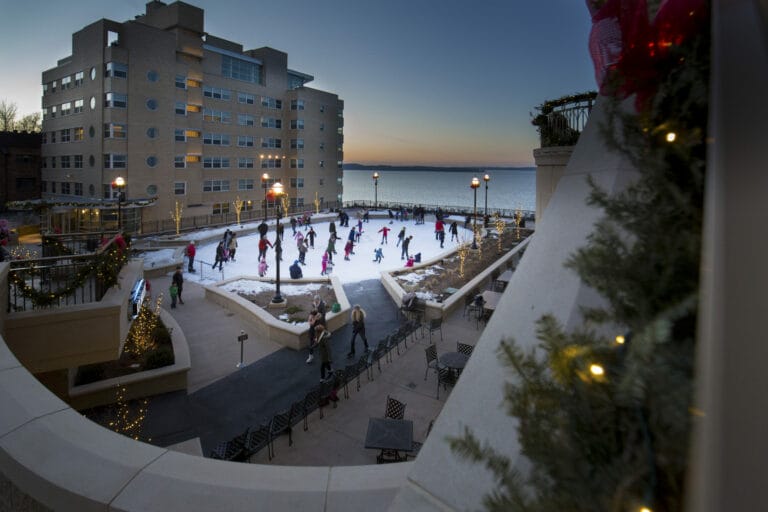 The Ice Rink at The Edgewater at Sunset